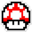 Mario Mushroom emoji for Slack & Discord