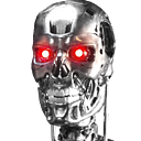 Terminator 2 — robot emoji for Slack & Discord