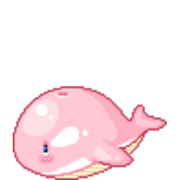 Pink Whale — cartoon emoji for Slack & Discord (Discord)