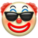 Clown Sunglasses — clown emoji for Slack & Discord