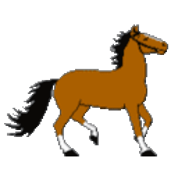 Horse Trot — cartoon emoji for Slack & Discord (Discord)