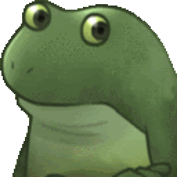 Worry Head Shake — frog emoji for Slack & Discord (Discord)