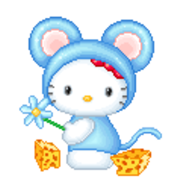 Hellokitty Mouse — cartoon emoji for Slack & Discord (Discord)