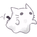 Ghost Waving Helloq — cute emoji for Slack & Discord