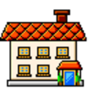 House 2 — cartoon emoji for Slack & Discord