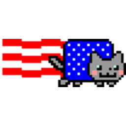 Nyancat America 2 — pixel-art emoji for Slack & Discord (Discord)