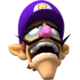 Waluigi — cartoon emoji for Slack & Discord (Discord)