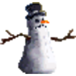 Snowman 7 — cartoon emoji for Slack & Discord (Discord)
