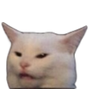 Confused Cat 3 — cartoon emoji for Slack & Discord