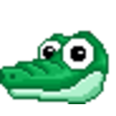 Aligator Bite — cartoon emoji for Slack & Discord