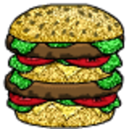 Sparkle Burger — food emoji for Slack & Discord (Discord)