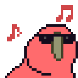 Rythmical Parrot — cartoon emoji for Slack & Discord (Discord)