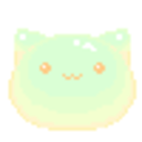 Kitty Jelly Green — cute emoji for Slack & Discord