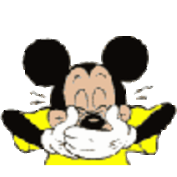 Mickeymouse Laugh — mickey-mouse emoji for Slack & Discord (Discord)