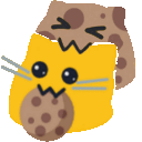 Meow Cookienomrevenge — cartoon emoji for Slack & Discord