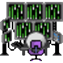 Matrix Monitors — technology emoji for Slack & Discord