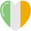 Ireland Heart — heart emoji for Slack & Discord