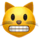 Grimace Cat — cat emoji for Slack & Discord