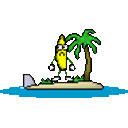 Banana Sharkisland — cartoon emoji for Slack & Discord