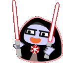 Sith Lightsaber — cartoon emoji for Slack & Discord