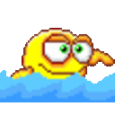 Swim — cartoon emoji for Slack & Discord