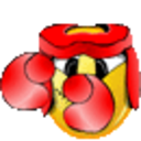 Boxing — cartoon emoji for Slack & Discord