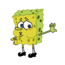 Spongebob Phew — cartoon emoji for Slack & Discord