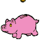 Piggy Bank — cartoon emoji for Slack & Discord