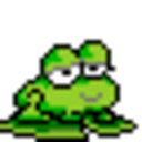 Frog 2 — cartoon emoji for Slack & Discord