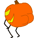 Twerk Pumpkin — cartoon emoji for Slack & Discord