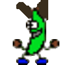 Bananadance Greenmonster — cartoon emoji for Slack & Discord