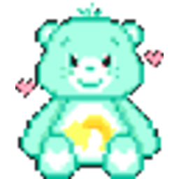 Carebear Teal — cartoon emoji for Slack & Discord (Discord)