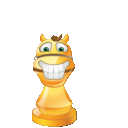 Chess Knight — cartoon emoji for Slack & Discord
