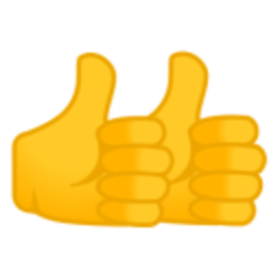 Plus 2 — thumbs-up emoji for Slack & Discord (Discord)