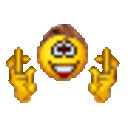 Crossing Fingers — cartoon emoji for Slack & Discord