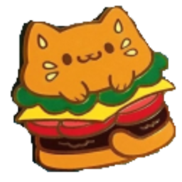 Cat Burger — cartoon emoji for Slack & Discord (Discord)