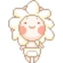 Flower Baby — cartoon emoji for Slack & Discord