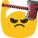 Blob Hammer — angry emoji for Slack & Discord