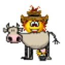 Milk Cow — cartoon emoji for Slack & Discord