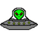 Ufo 3 — cartoon emoji for Slack & Discord