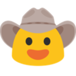 Blob Cowboy — cartoon emoji for Slack & Discord (Discord)