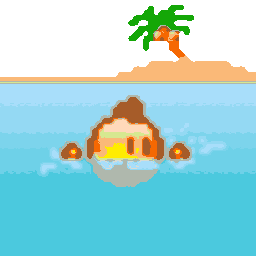 Swimming 2 — cartoon emoji for Slack & Discord (Discord)