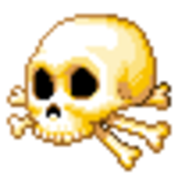 Skull 2 — icon emoji for Slack & Discord (Discord)