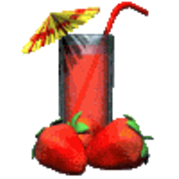 Strawberry Cocktail — strawberry emoji for Slack & Discord (Discord)