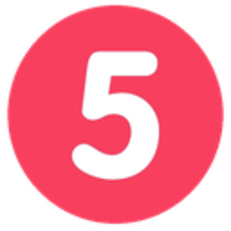 5 Circle — number emoji for Slack & Discord (Discord)
