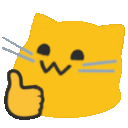 Meow Thumbsup — cat emoji for Slack & Discord