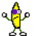 Banana Blackeye — banana emoji for Slack & Discord