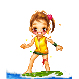 Surfing 2 — cartoon emoji for Slack & Discord (Discord)