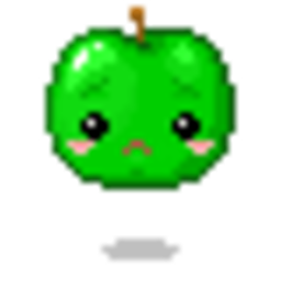 Sad Apple — cartoon emoji for Slack & Discord (Discord)