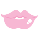 Lips Pink — lips emoji for Slack & Discord